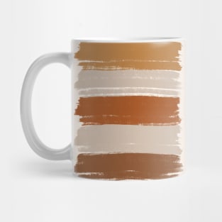 Paint Brush Strokes In Warm Colors Mug